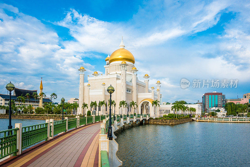 苏丹Omar Ali Saifuddin Mosque，文莱